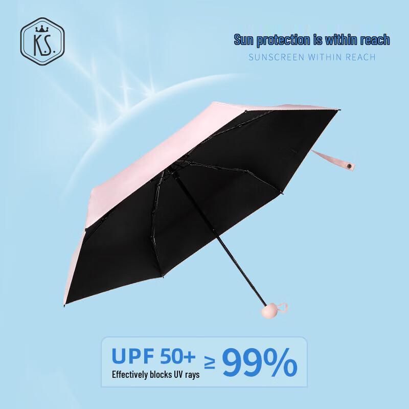 K.S. Floral Blackout Pocket Umbrella