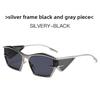 Y2k Futuristic Sunglasses With Uv400 Protection For Outdoor Fashion And Party Wear