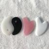 1pc Heart Shape SPA Massage Beeswax Gua Sha Scraping Massage Scraper Face Massager Acupuncture Guasha Board Massager for Face
