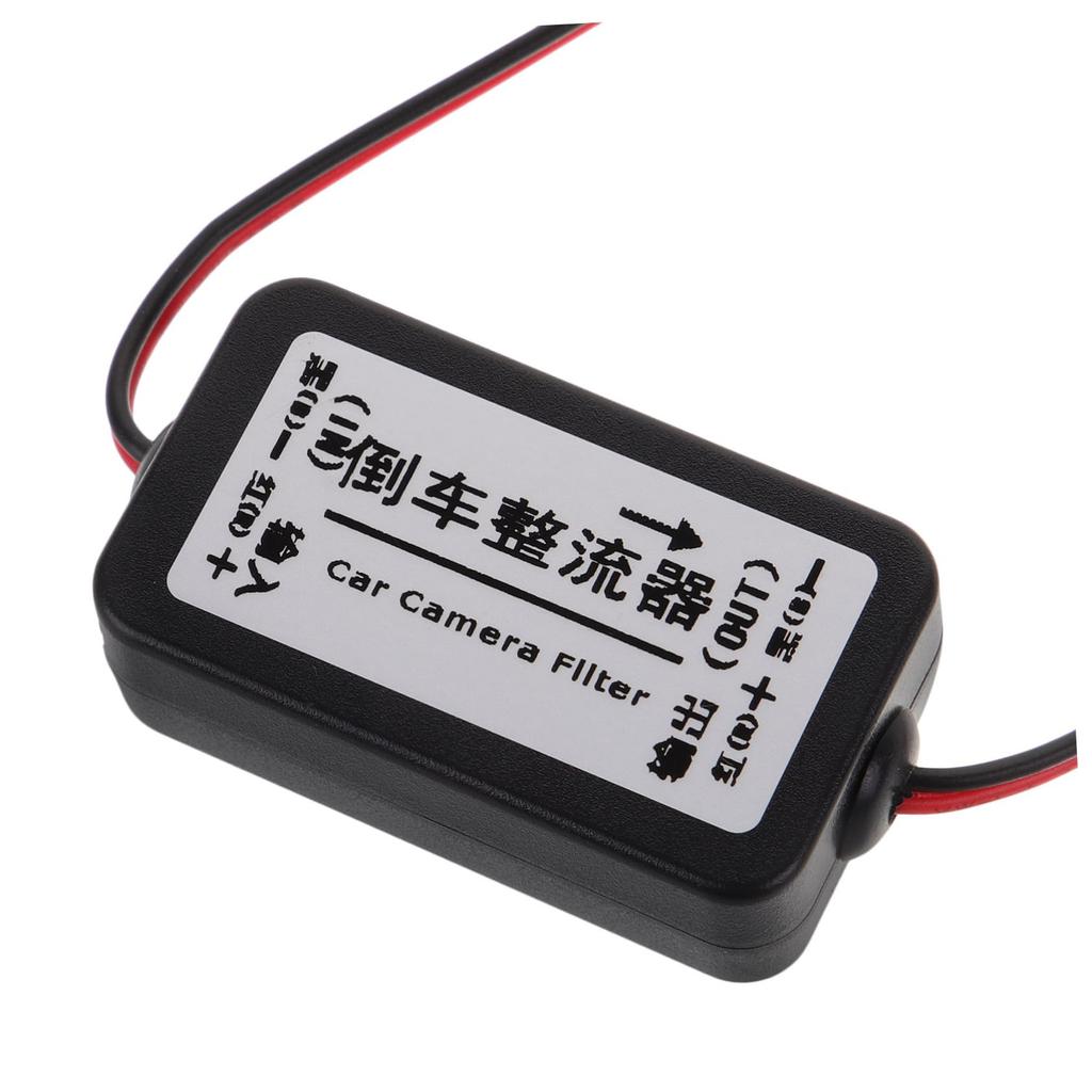 GRIRIW Ballast Car Backup Camera Power Relay Capacitor Filter Car Rearview Mirror Camera Power