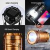 Portable Solar Lantern & Power Bank: Outdoor Camping, Cycling, Fishing Emergency Flashlight
