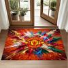Manchester United Design Kristall Samt Teppich Weiche Dekorative Matte für Schlafzimmer Eingang