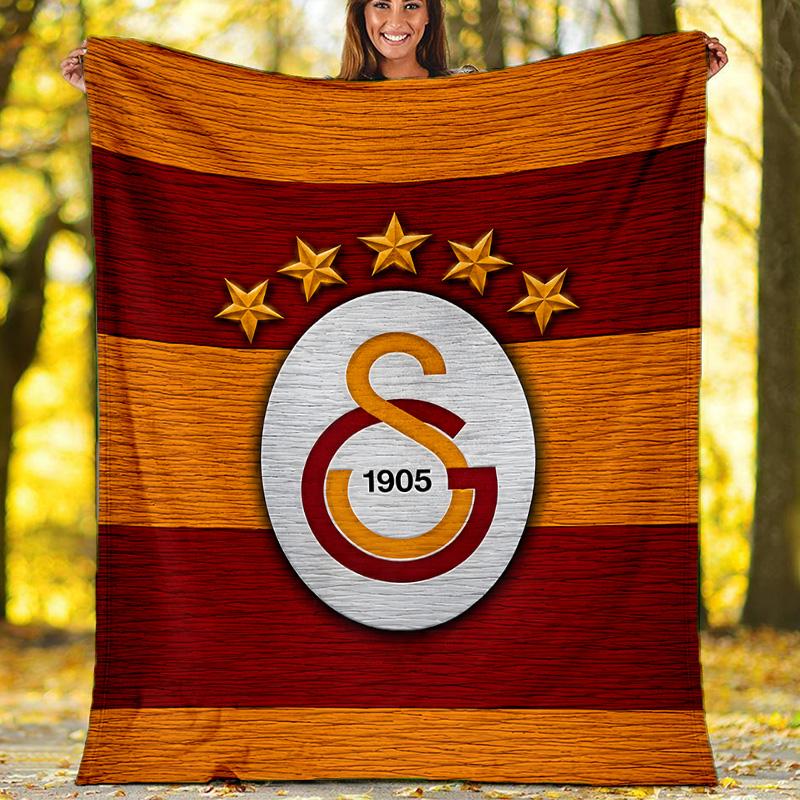 1 Stück GS-Themen-Decke - Digitaldruck, Polyester, Gemütlich für alle Jahreszeiten, Perfekt für draußen und Reisen
