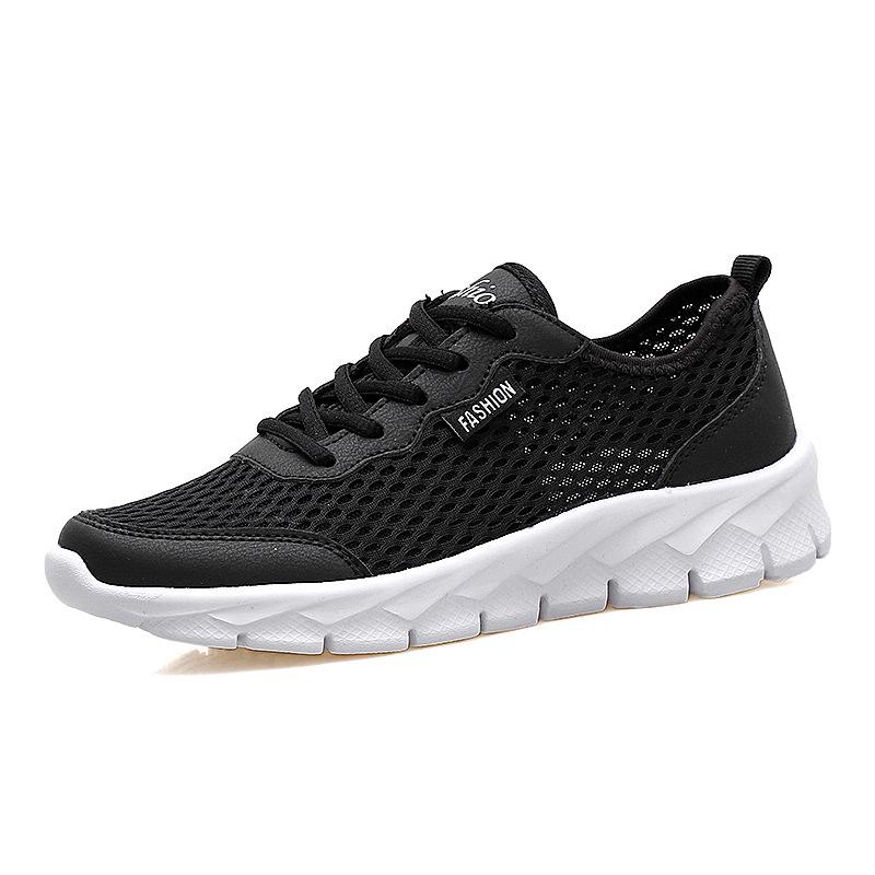 2025 Spring and Summer Mesh Shoes New Flying Woven Sports Shoes Mesh Casual Shoes Men's Mesh Shoes Couple Large Size Men's Shoes