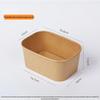 Kraft Paper Disposable Food Containers (100-Count)