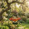 Heart Shape Hanging Bird Feeder Retro Bird Water Drinker Bird Feeding Station  Various Pet Birds