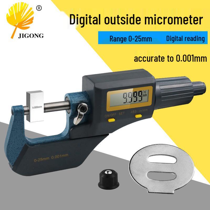 High Precision 0-25mm Electronic Digital Micrometer Caliper