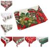 Fashionable Christmas Tablecloth Rectangular Polyester Holiday Home Decoration 150x180cm
