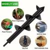 Garden Auger Spiral Drill Bit for Planting Holes In Loose Soil - Gardening Tool Accessories for Flower Bed Setup