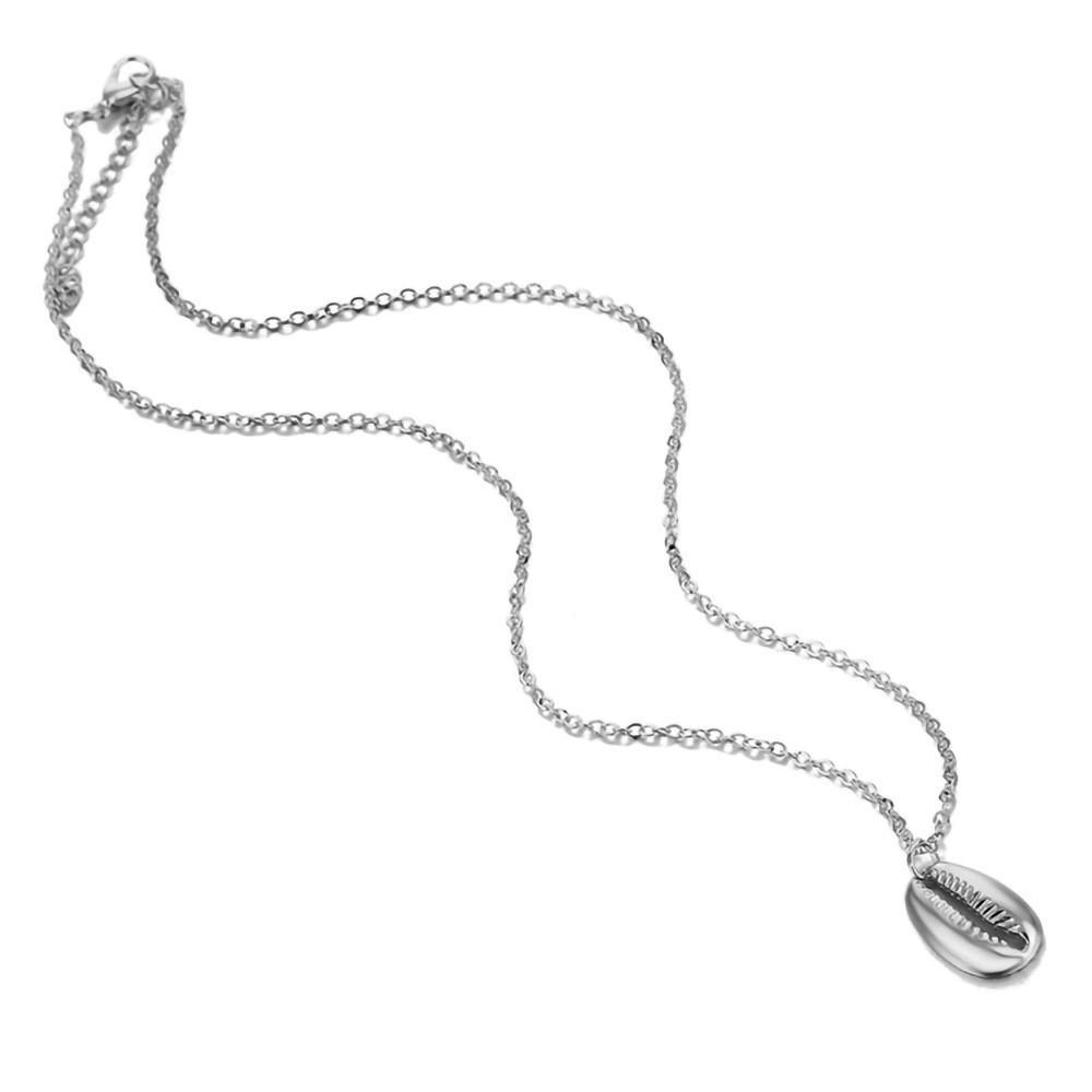 Ocean Inspired Fashionable Shell Necklace With Luxurious Gold Finish Plated
