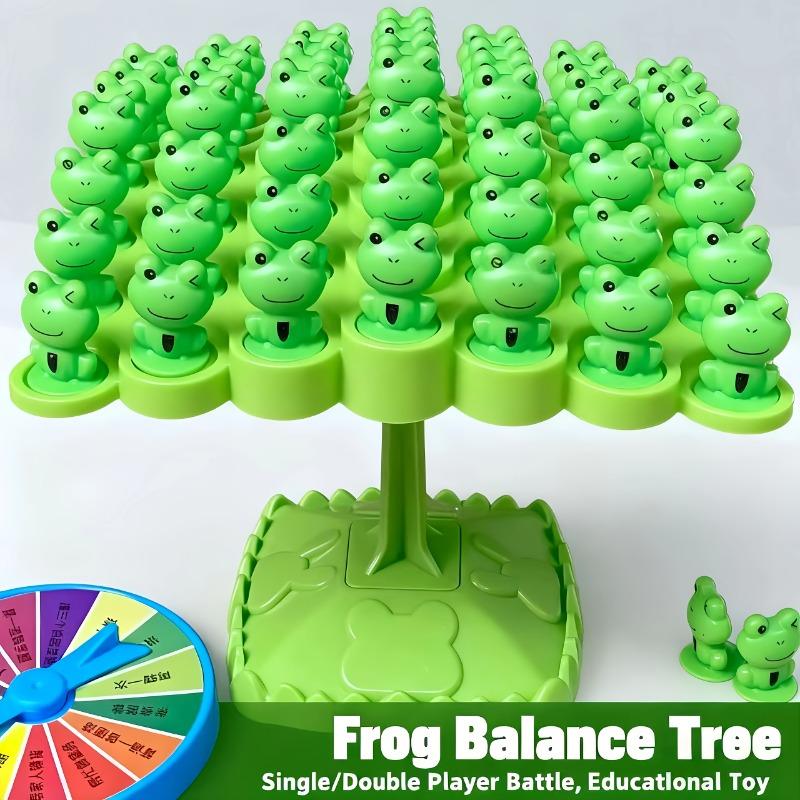 Лягушка Баланс Дерево Образовательная Настольная Игра Игрушка English color box зелёный