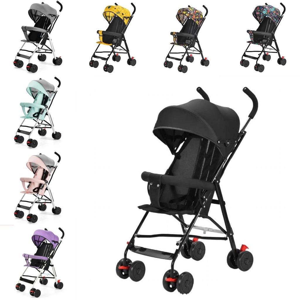 Stroller Ultra Kids Lightweight Foldable Convertible Four Wheeled Gift Seat