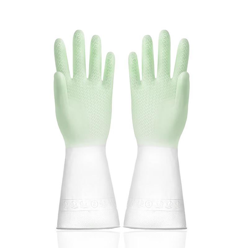 Tingle PVC Waterproof Household Cleaning Gloves