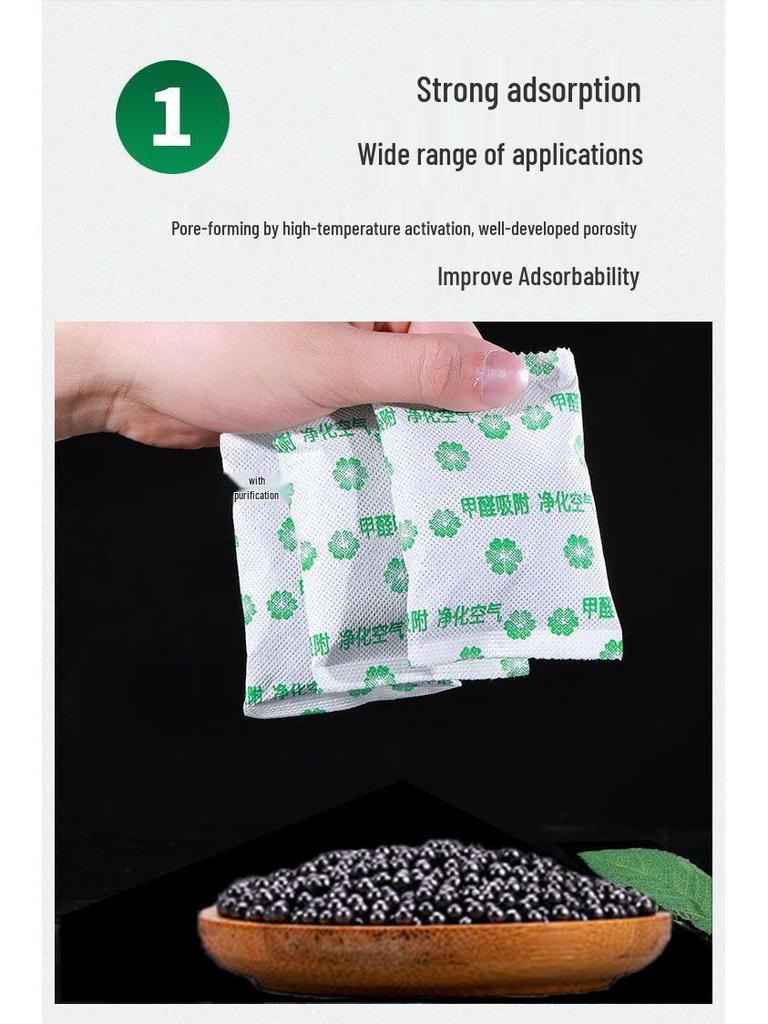 Activated Carbon Bamboo Charcoal Bag for Rapid Deformaldehyde Removal in New Homes