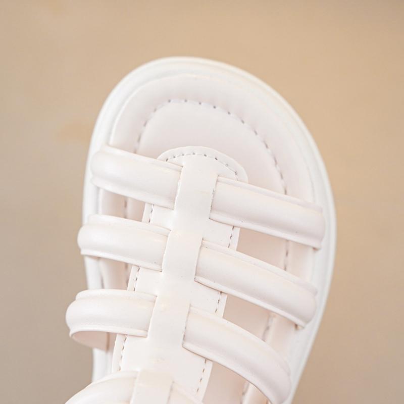 Girls' Sandals, Summer Children's Roman Shoes, Big Children's Soft Sole, Exposed Toe, Little Girls' Princess Shoes, Stylish