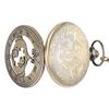 Fashion Zodiac Constellation Pisces Retro Pocket Watches with Chain for Man's Women's Gifts