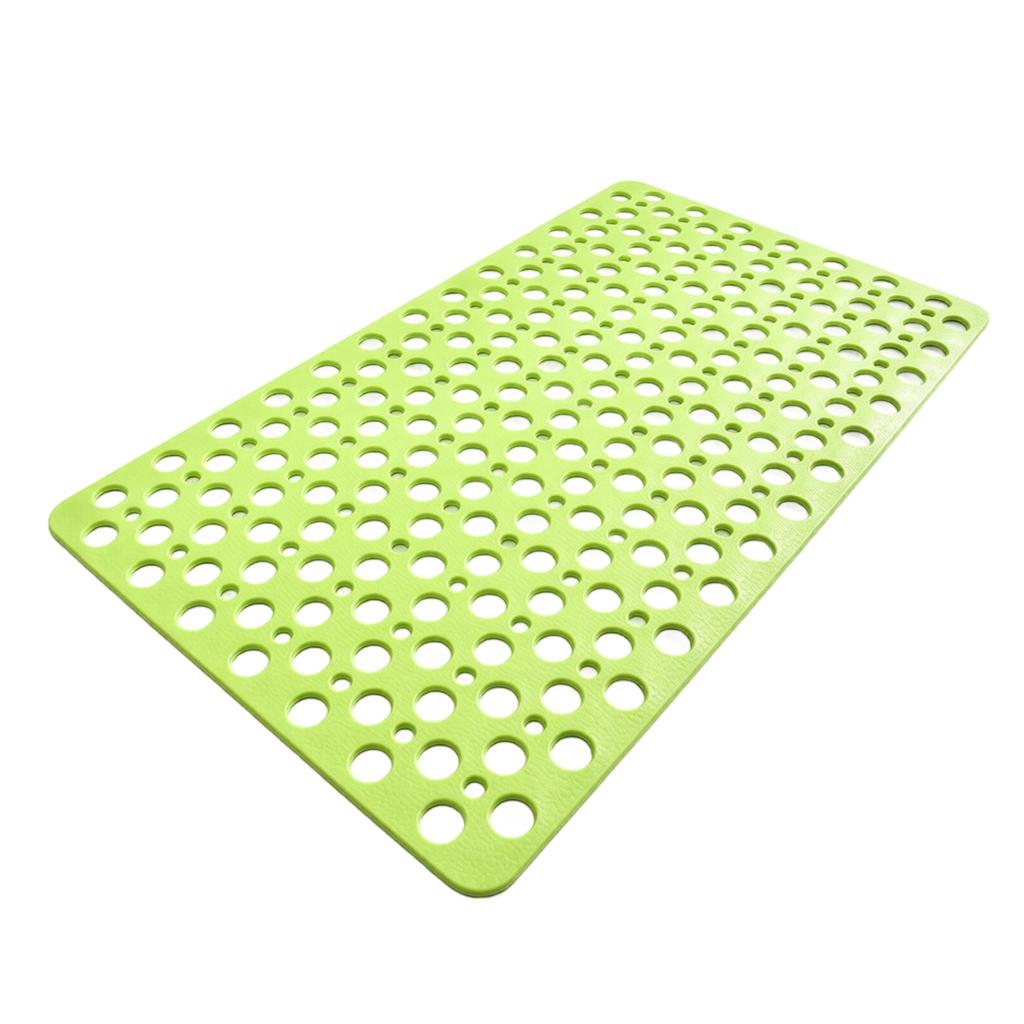 Bathroom Anti Slip Mat with Drainage Holes and Suction Cups Non Slip Floor Mat for Shower Tub and Bath Safety