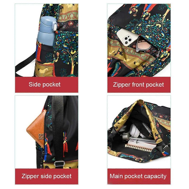 New Arrive Foldable Large Capacity Travel Backpack Waterproof Drawstring Tote Bag Outdoor Travel Business Travel Storage and Use Bag