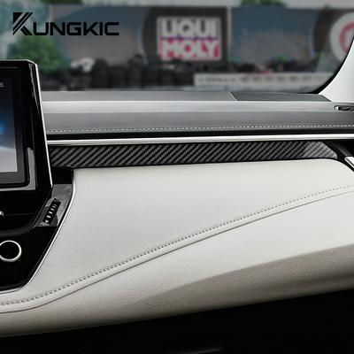 Prawdziwa Miękka Naklejka z Włókna Węglowego Do Toyota Corolla 2019 2020 2025 2025 2025 2025 Panel Pasażera RHD LHD Akcesoria Wnętrza