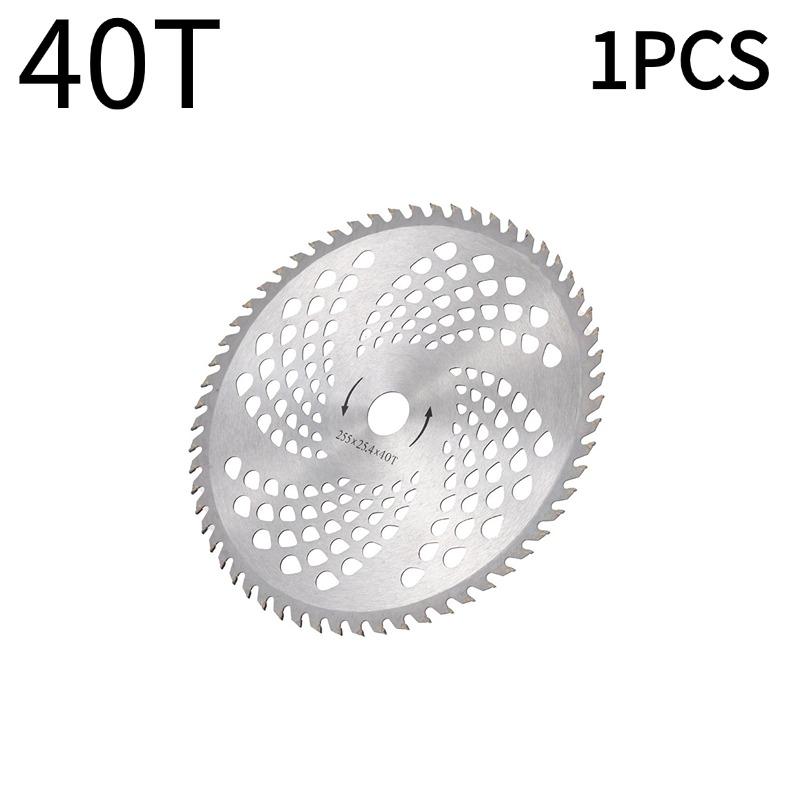 1-10pcs 9.95" 40T 60T Lawn Mower Blade Brush Cutter Blade Tree Trimmer Saw Blade Carbide Replacement Circular Saw Blade
