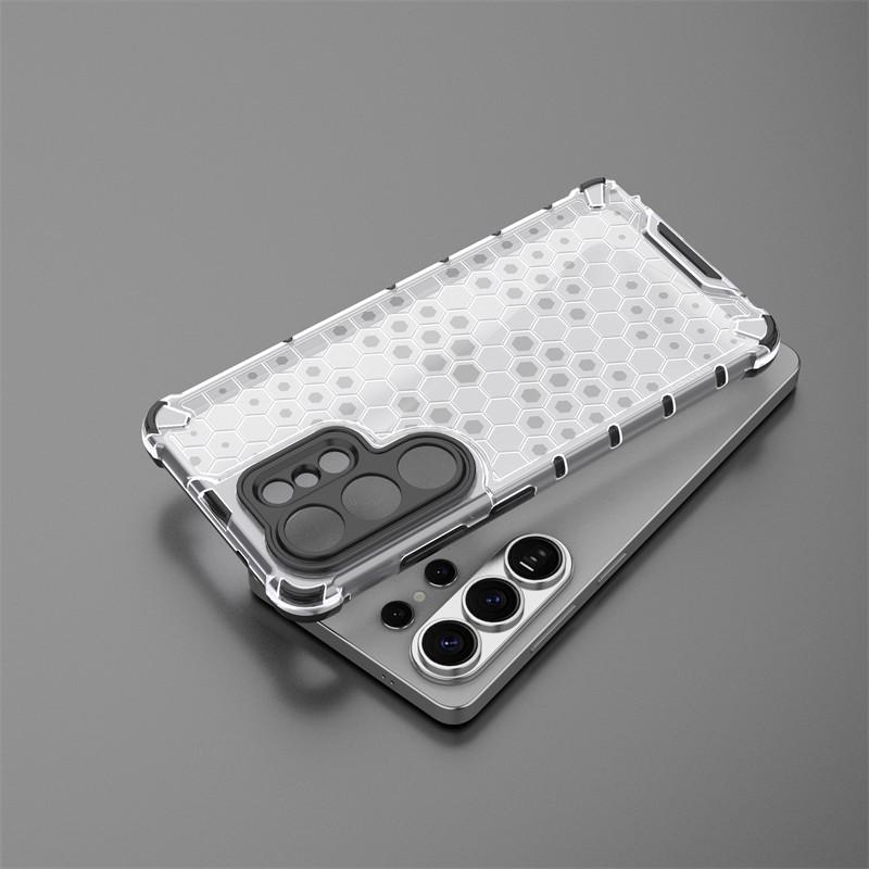 Honeycomb Minimalist Airbag Anti-drop Phone Case for Samsung Galaxy S26 Ultra Edge S26 Camera Protect Second Layer Cover Funda