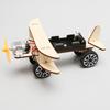 New 1 Set Wood Puzzle Games DIY Airplane Science Toys Children Educational STEM Kits Technologia Experimental Tool School Supply