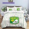 Club León  Pattern Bedding Quilt Set  Home Decoration  Gift (1 * Duvet Cover + 2 * Pillowcase  Without Core)