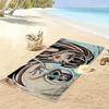 Cleo de Nile Print Beach Towel, Large Soft Quick Dry Towel for Beach Camping Swimming