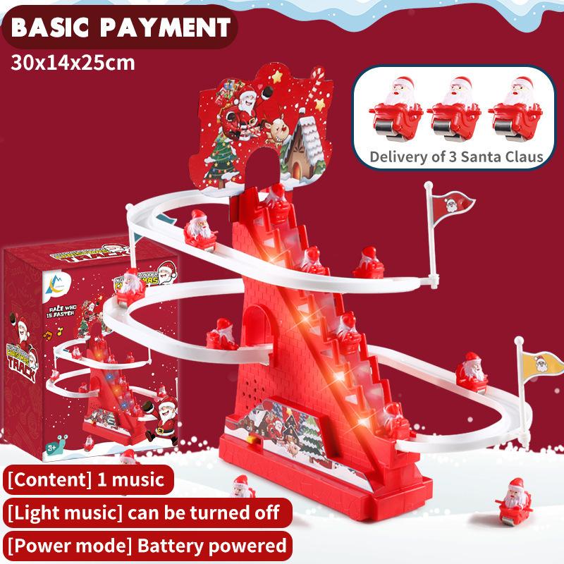 Singing Christmas Toys Christmas Gifts 3 Santa Claus Dancing Medium battery version