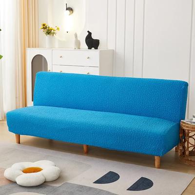 160-190cm Armless Sofa Bed Skirt Armless Sofa Bed Cover Futon Sofa Cover Elastic Folding Seat Case Slipcovers for Living Room