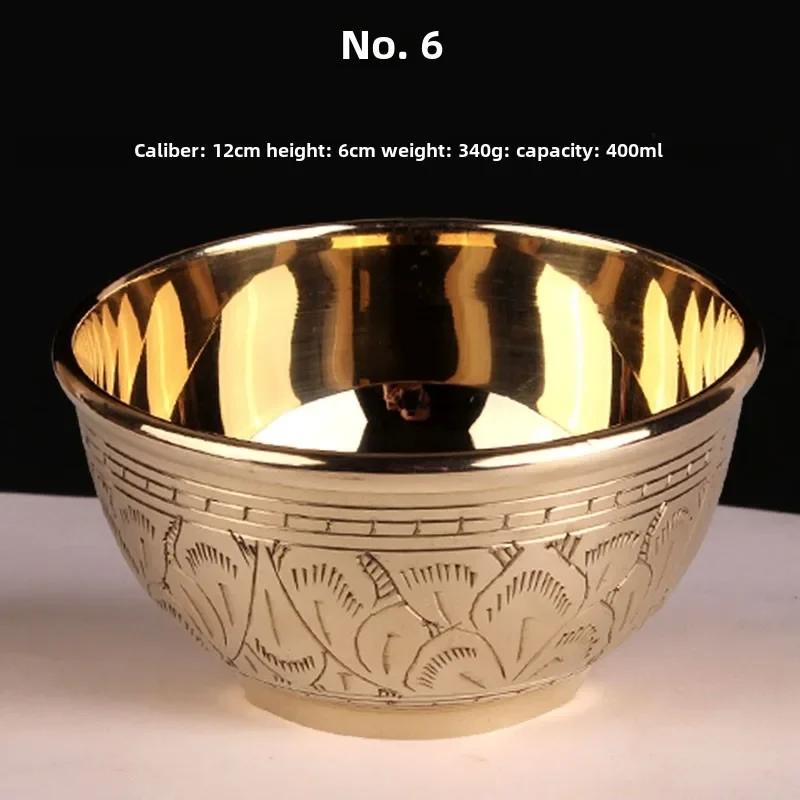 Creative Mini Beverage Wine Cup Retro Brass Chalice Cup Wine Goblet European Style Metal Liquor Tumbler Home Bar Kung Fu Tea Cup