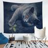 Lazy Cat Printed Living Room Decoration Wall Hanging Tapestry Yoga Mat Rug Home Decor Art
