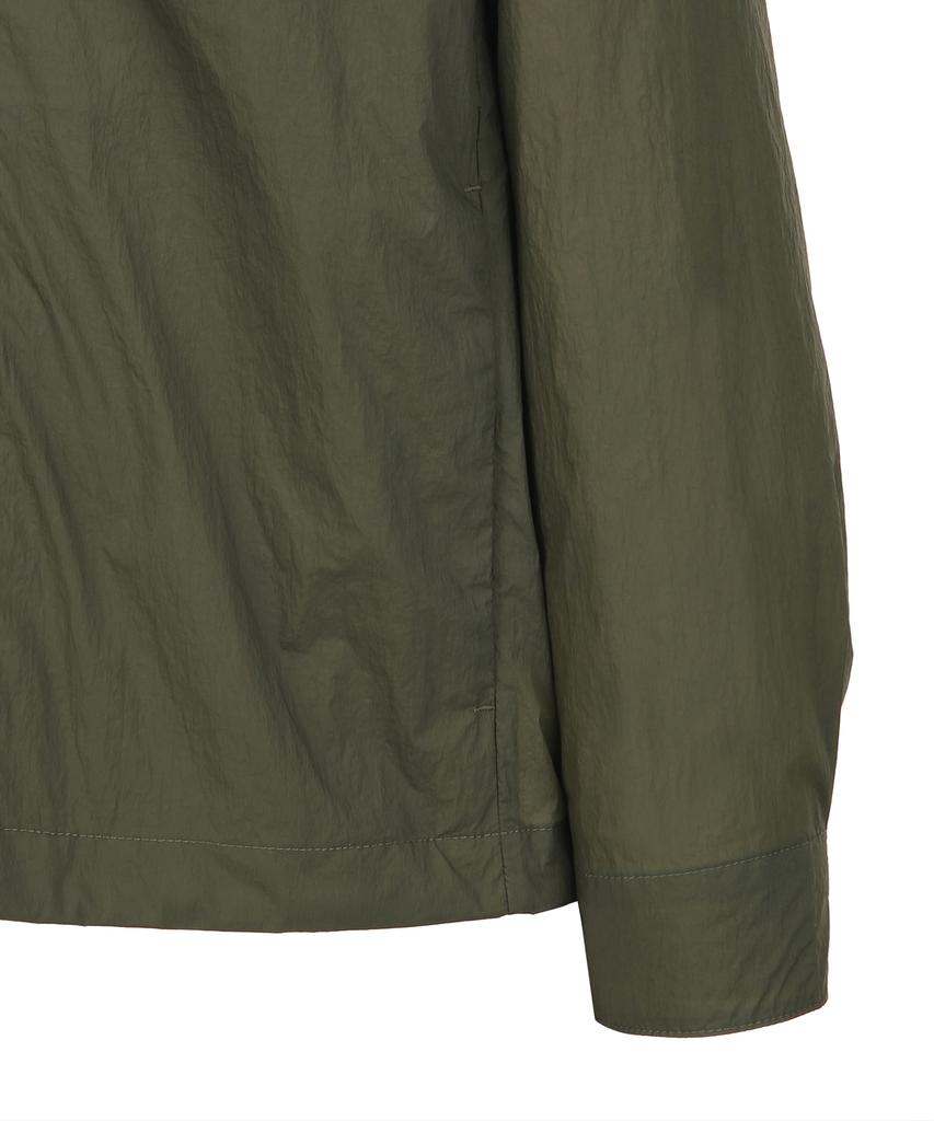 Il Corso Vapor Nylon Shirt Jacket Khaki