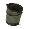 Camping Trash Can Portable Car Folding Green Strong Bearing Capacity Bottom Handle Collapsible