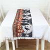 Decorative Table Runner Linen Table Cloth With Tassels For Halloween Easter Dinner Parties Supplies Home Decorations
