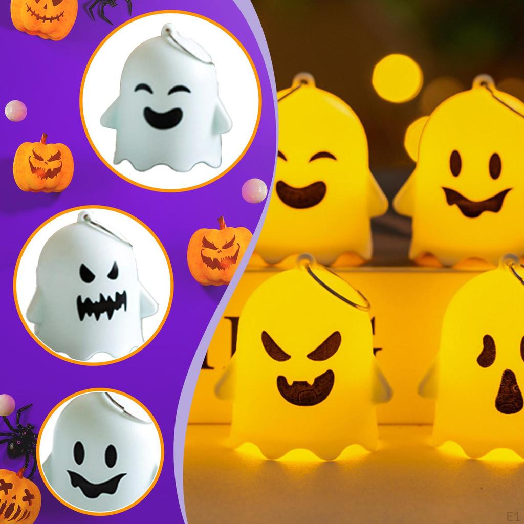 6 Pieces Lamp Night Light Novelty Ornament Statue Figurine Bedside for Room Farmhouse Fireplace