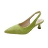 Fashion 2025 Fashion Slingbacks Women's High Heels Pointed Toe Thin Heels Slip on Pumps for Classics Shallow Daily Dress Sandals Zapatos
