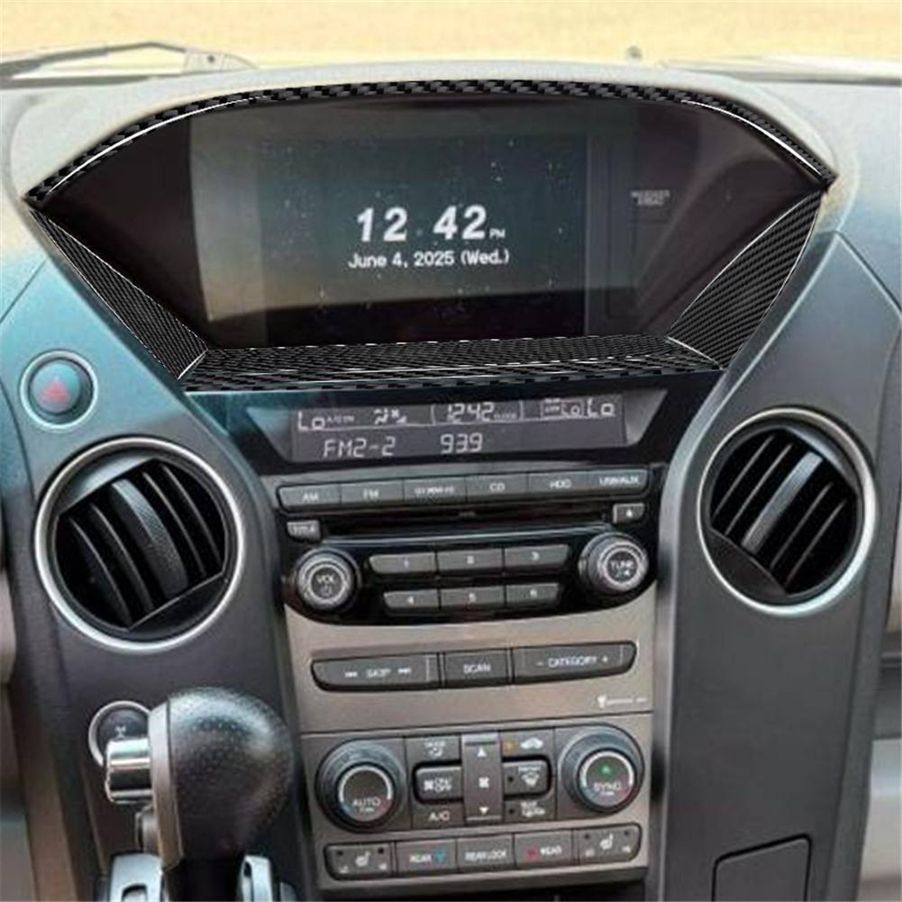 Carbon Fiber Car Interior Protection Sticker For Honda Pilot 2012 2013 2014 2015 Styling Accessories