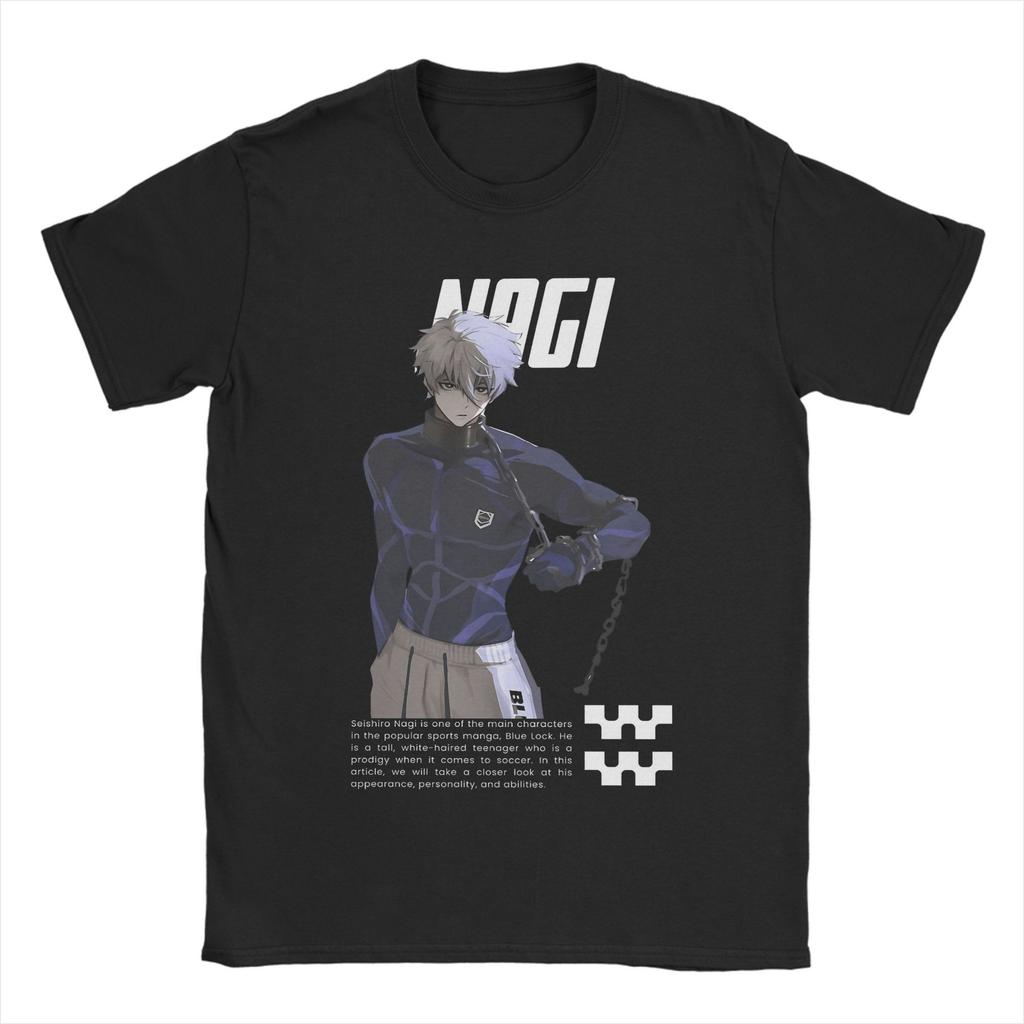 Michael Kaiser Blue Lock  Tee Shirt for Men Women Print T Shirts Manga 100% Cotton Clothes