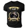 Michael Patrick Kelly Music Letter T-Shirt -  Short Sleeve Tee with Iconic Signature Print, 220g Round Neck Casual Shirt Suitable for - Wear & Music