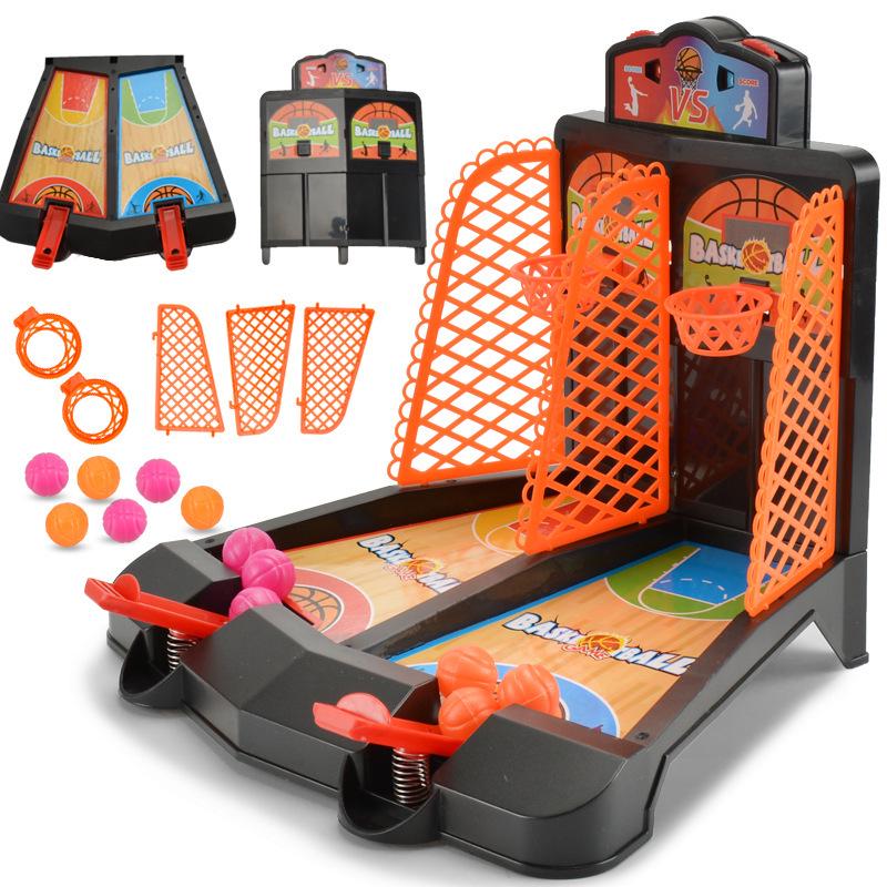 Mini Basketball Table Game: Double Player Shooting & Parent-Child Interaction