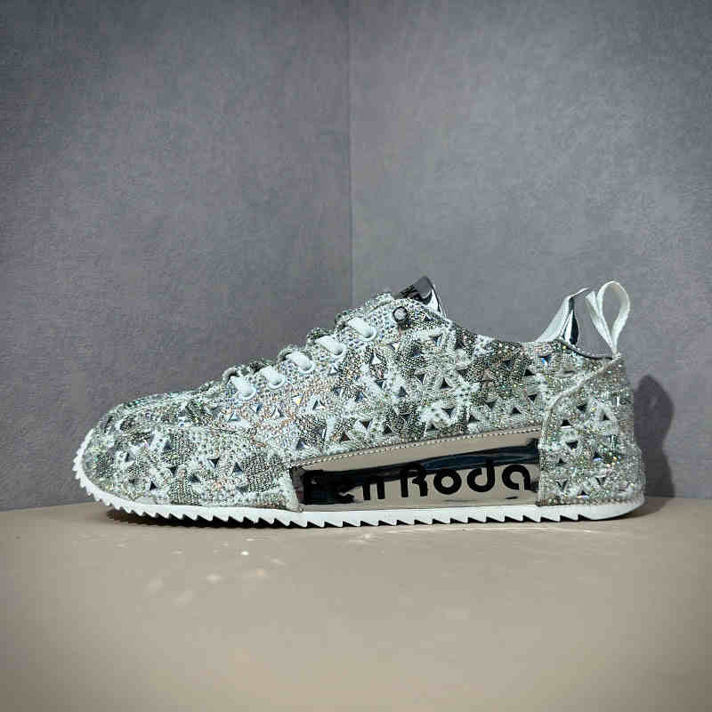 

Мода Розкіш Дизайнерські Чоловічі На Шнурівці Стрази Кольоровий блок Товста Підошва Повсякденне Взуття Балетки Мокасини Чоловічі Вечірні Кросівки для Ходьби 39