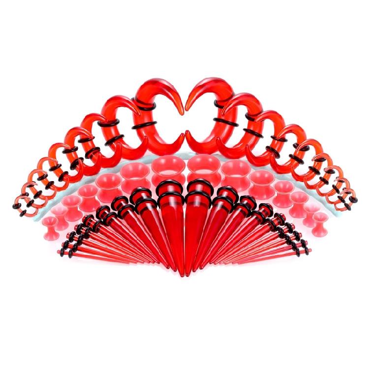 

Набор для растягивания ушей 14G-00G Тоннели и расширители для ушей Набор акриловых конусов Заглушек Конус