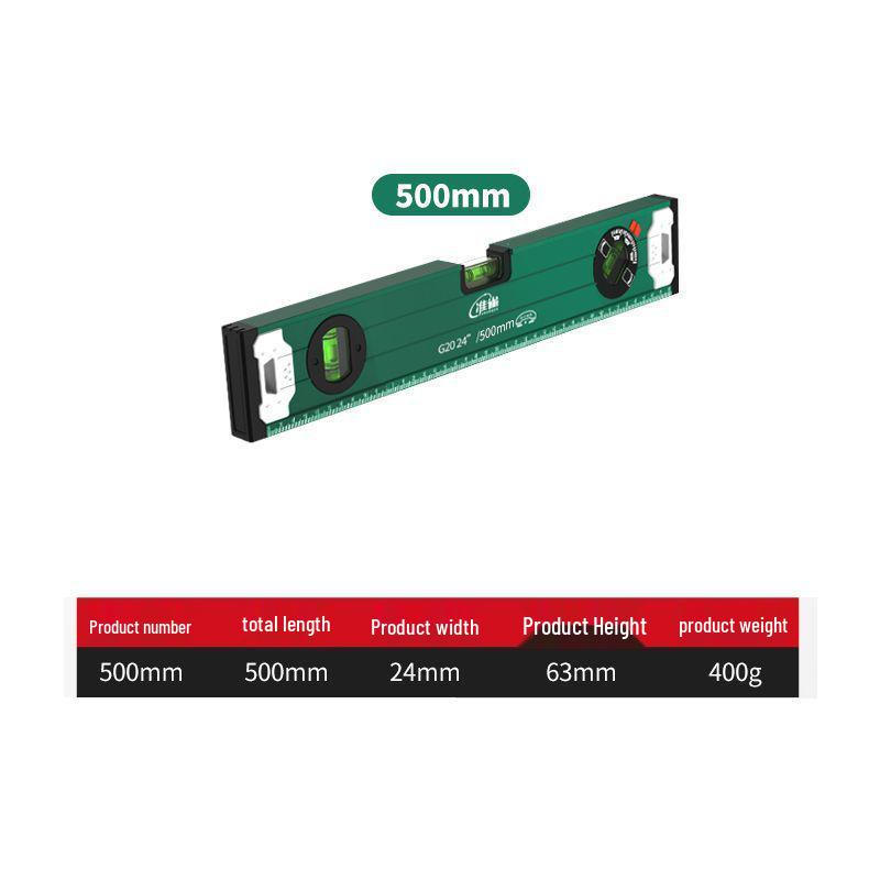 High-Precision Magnetic Aluminum Spirit Level Tool for Accurate Measuring and Balance.