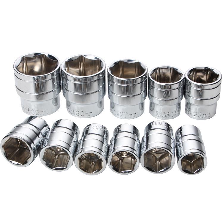 1/2 Inch Large Short Socket Wrench Head - Fits 8/10/14/17mm Hexagonal Socket, 12.5mm Tool