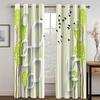 Cheap 240*270CM Abstract Art Modern Simple Black Face Thin Windows Curtains for Living Room Bedroom Decor 2 Pieces Free Shipping