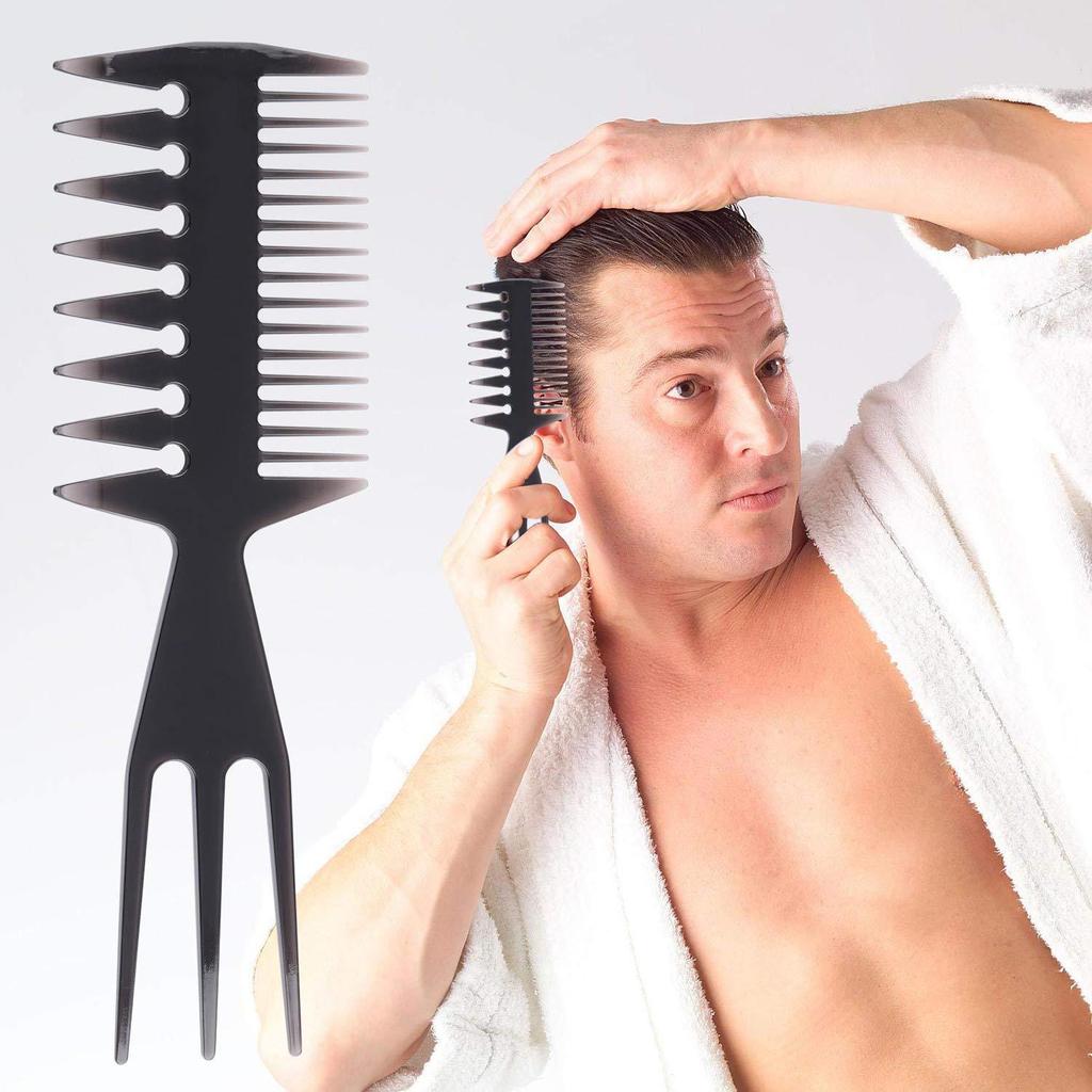 Barber Shop Plastic Pointed Tail Comb Hairdressing Supplies 10-piece Set Barber Tools Beard Comb Smooth Hair Comb