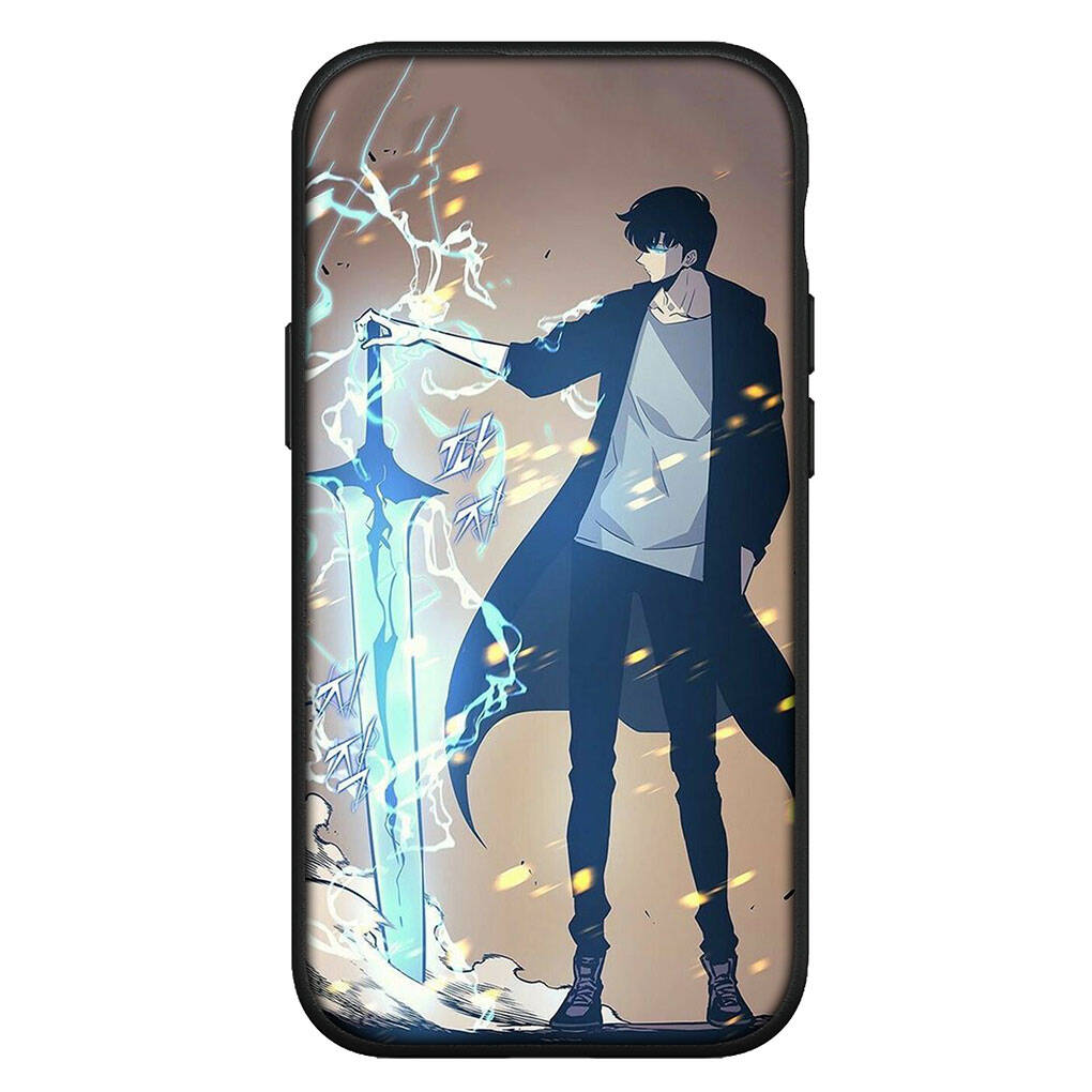 For Motorola Moto Edge 70 60 50 G54 G86 Samsung Galaxy S25 iPhone 17 16 15 Redmi Note 14 13 Pro Max Case Anime Solo Leveling Sung Jinwoo Arise Cover