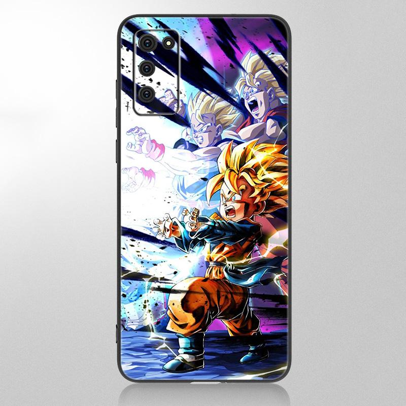 Husa din Japonia Anime Kid Goku pentru Samsung Galaxy A12 A02S A22 A32 A52 A72 A71 A51 A41 A31 A21 A11 A50 A70 A10S A20S Husa moale neagra