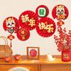 6Pcs Wall Backdrops Paper Fan Round Origami Fan Fan Flower New 3D Paper Fan Flower  Party Supplies